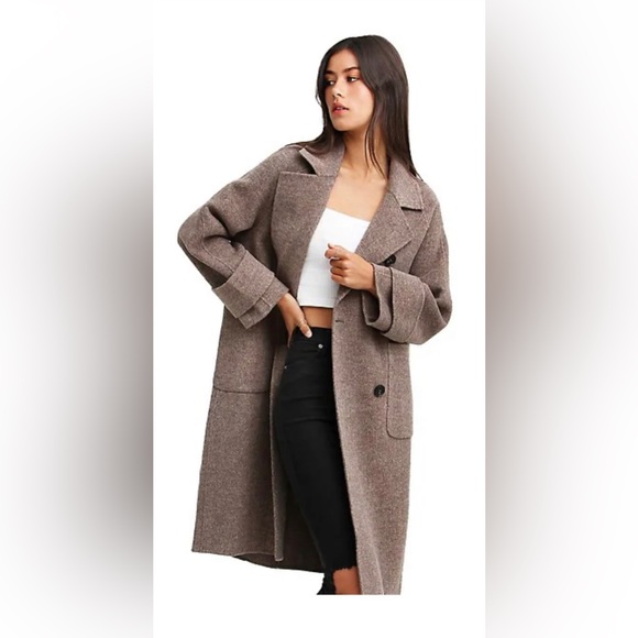 Belle & Bloom Rumour Has It Oversized Coat - Picture 2 of 4
